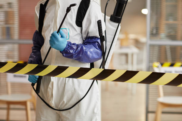 Professional Blood Cleanup technician working in Roseville, OH